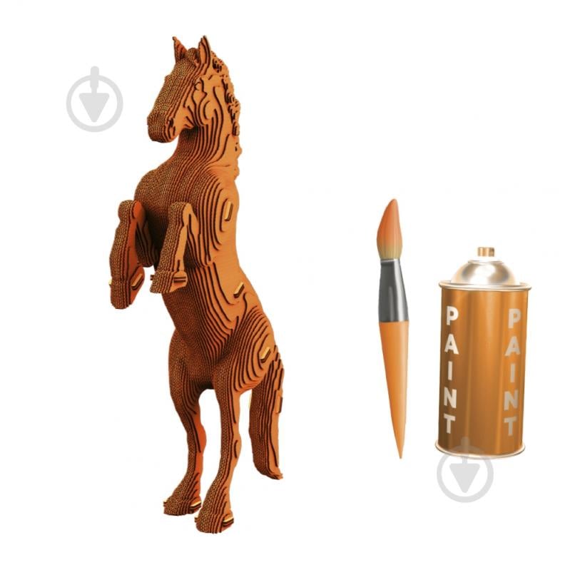 3D-конструктор Cartonic Cartonic 3D Puzzle HORSE CARTHORSE - фото 8 3D-конструктор Cartonic Cartonic 3D Puzzle HORSE CARTHORSE - фото 8