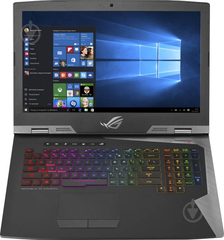 Ноутбук Asus G703GXR-EV057T 17,3" (90NR02L1-M00980) black - фото 1