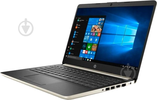 Ноутбук HP 14-dk0017ur 14" (7JT53EA) gold - фото 3