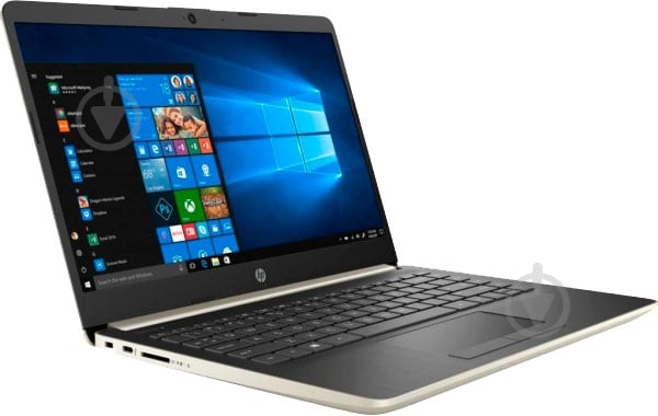 Ноутбук HP 14-dk0017ur 14" (7JT53EA) gold - фото 2