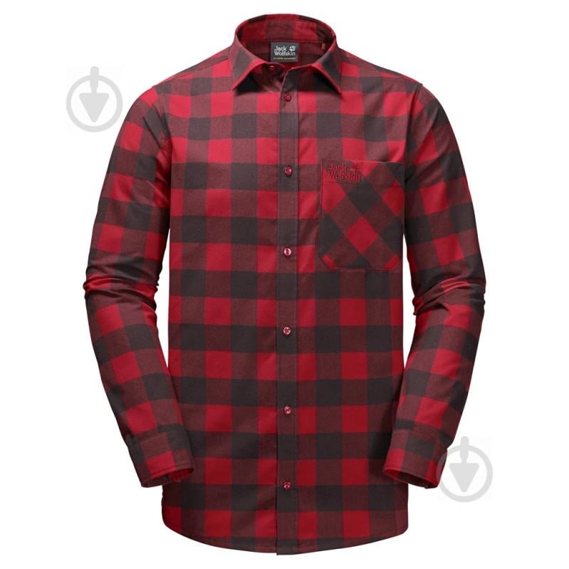 Сорочка Jack Wolfskin RED RIVER SHIRT 1402551-7489 р. S червоний - фото 1