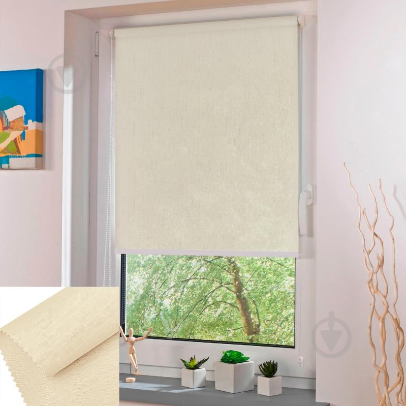 Ролета мини Rollotex LEN с фиксацией под наклон бежевая 79x100 см - фото 2 Ролета мини Rollotex LEN с фиксацией под наклон бежевая 79x100 см - фото 2