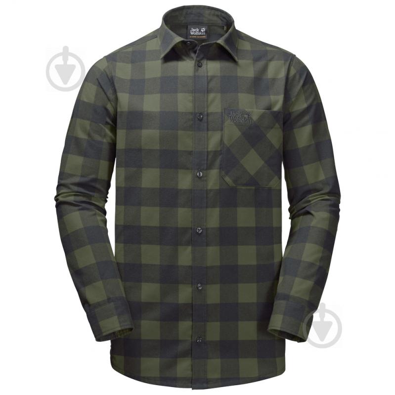 Сорочка Jack Wolfskin RED RIVER SHIRT 1402551-7825 р. L зелений - фото 4