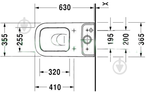 Чаша унитаза DURAVIT Happy D 2 2134090000 - фото 2