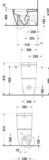 Чаша унитаза DURAVIT Happy D 2 2134090000 - фото 3