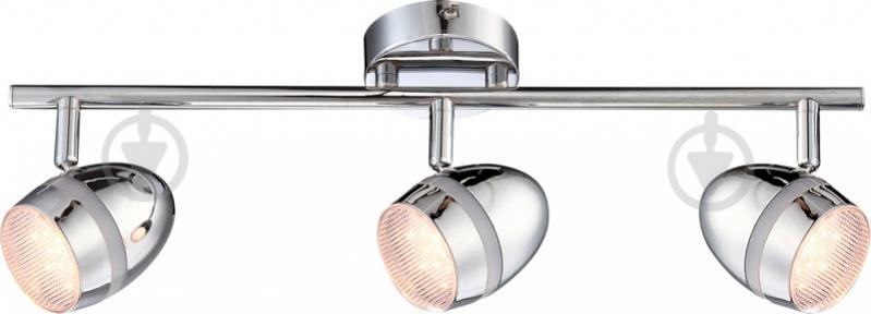 Спот Globo Manjola LED 3x3 Вт хром 56206-3 - фото 1 Спот Globo Manjola LED 3x3 Вт хром 56206-3 - фото 1