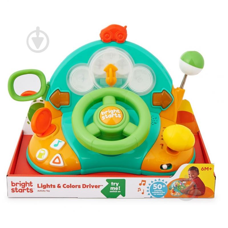 Игровой руль Bright Starts "Lights & Colors Driver" 52178 - фото 2