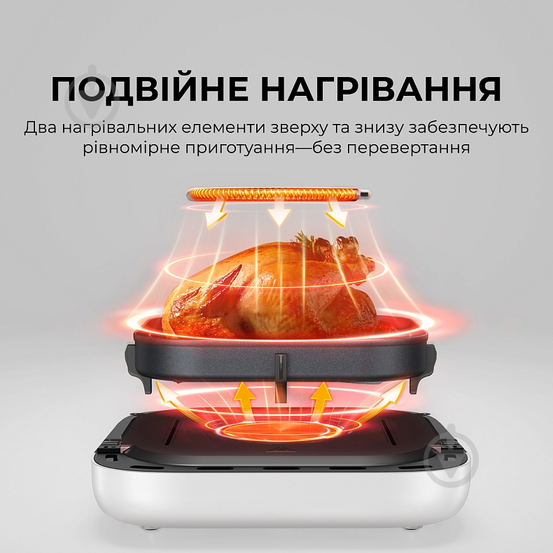 Мультипечь MOVA AeroChef FD10s Pro White - фото 7
