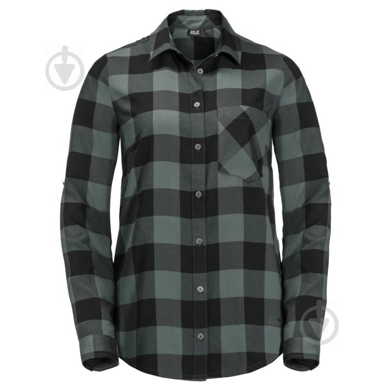 Рубашка Jack Wolfskin HOLMSTAD SHIRT 1402722-7642 р. L зеленый - фото 1