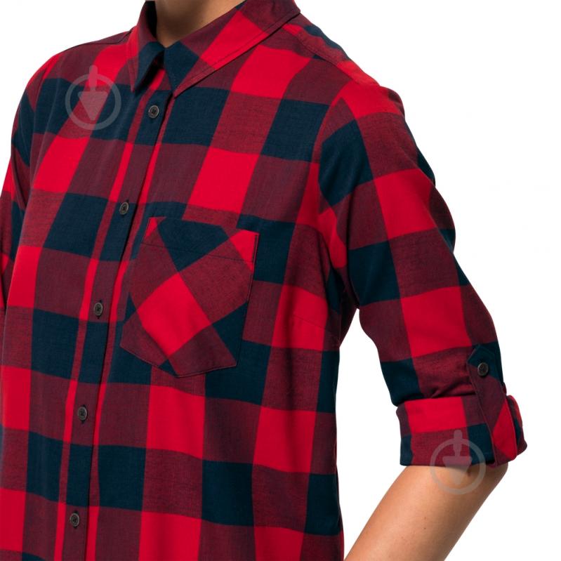 Сорочка Jack Wolfskin HOLMSTAD SHIRT 1402722-7989 р. S червоний - фото 4