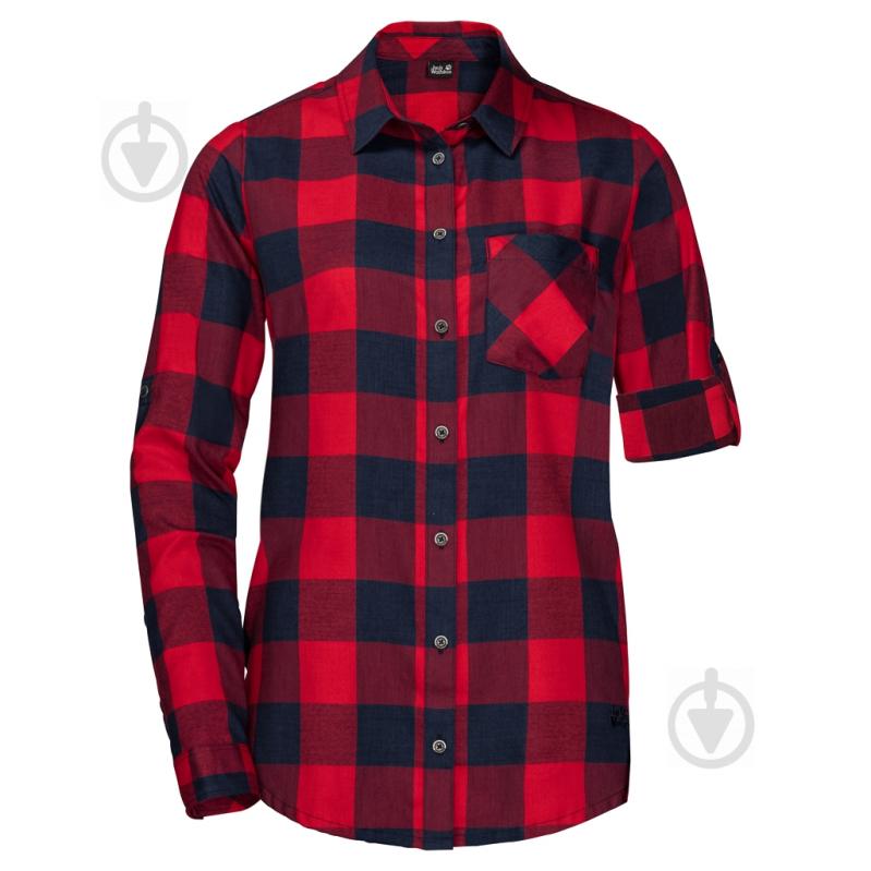 Сорочка Jack Wolfskin HOLMSTAD SHIRT 1402722-7989 р. S червоний - фото 5