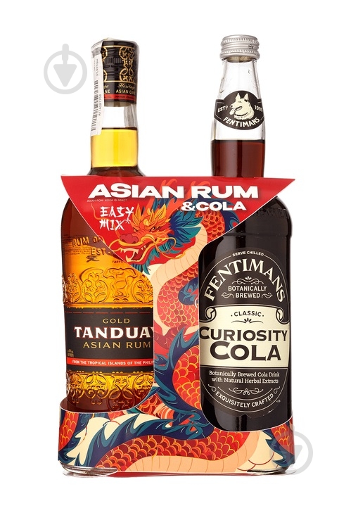 Ром Tanduay Asian Rum Gold 0.7л + Напій Fentimans Cola 0.75 л 0,7 л - фото 1