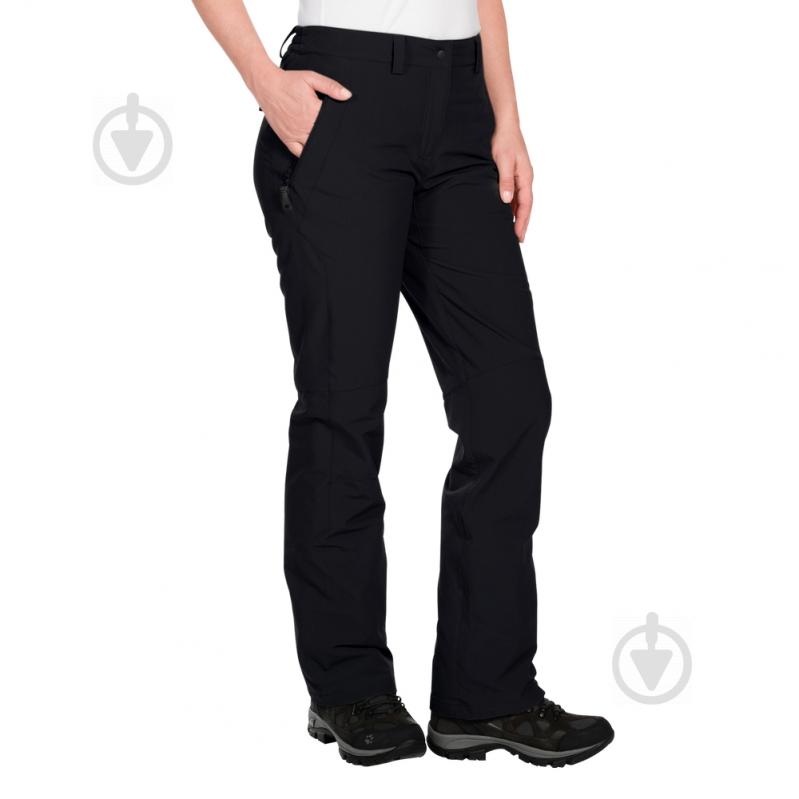 Штани Jack Wolfskin ACTIVATE WINTER PANTS WOMEN 1500072-6001 р. 36 чорний - фото 1