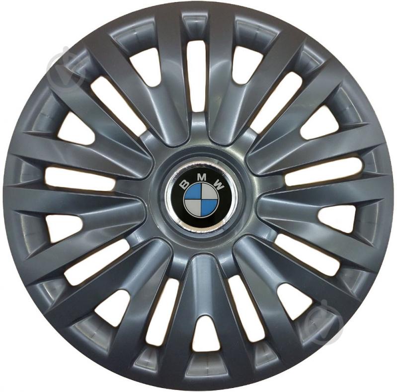 Ковпак для коліс SJS BMW 412 R16" 4 шт. чорний - фото 1