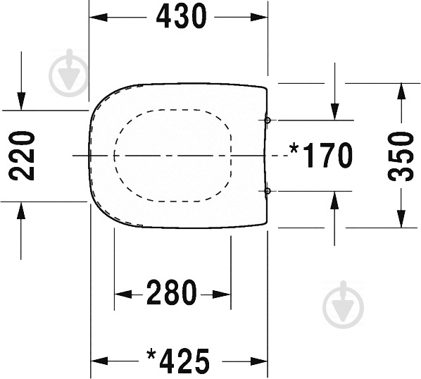 Сиденье для унитаза DURAVIT D-Code - фото 2