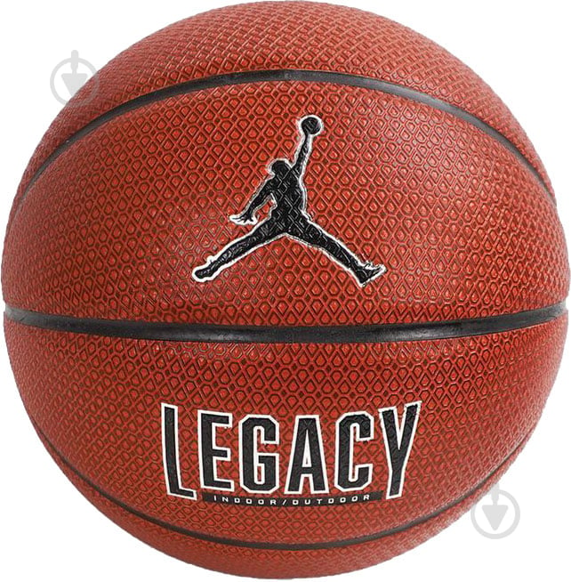 Баскетбольный мяч Jordan LEGACY 2.0 8P DEFLATED FB2300-855 р. 7 оранжевый - фото 1