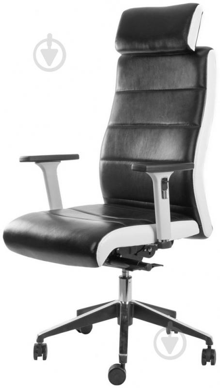 Крісло Barsky Efficientia Ef-01 чорно-білий - фото 1