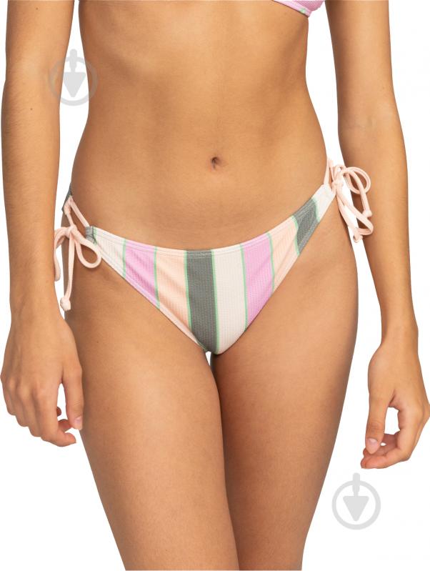 Плавки Roxy VISTA STRIPE TIE SIDE CHEEKY ERJX404845-GNY3 р.M чорний - фото 1