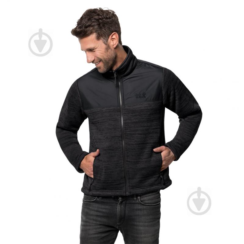 Джемпер Jack Wolfskin AQUILA JACKET MEN 1704591-6000 р. XL чорний - фото 2