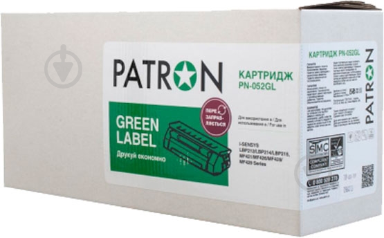 Картридж Patron CANON052GREENLabel(PN-052GL) - фото 1
