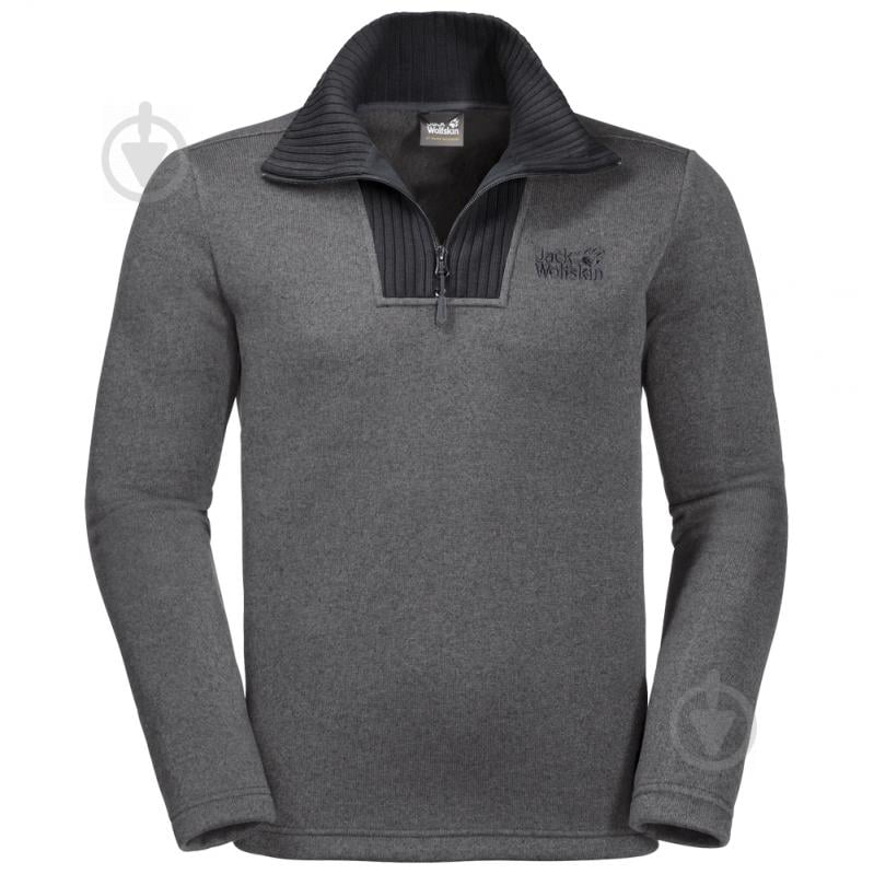 Джемпер Jack Wolfskin SCANDIC PULLOVER MEN 1706961-6011 р. XL серый - фото 4