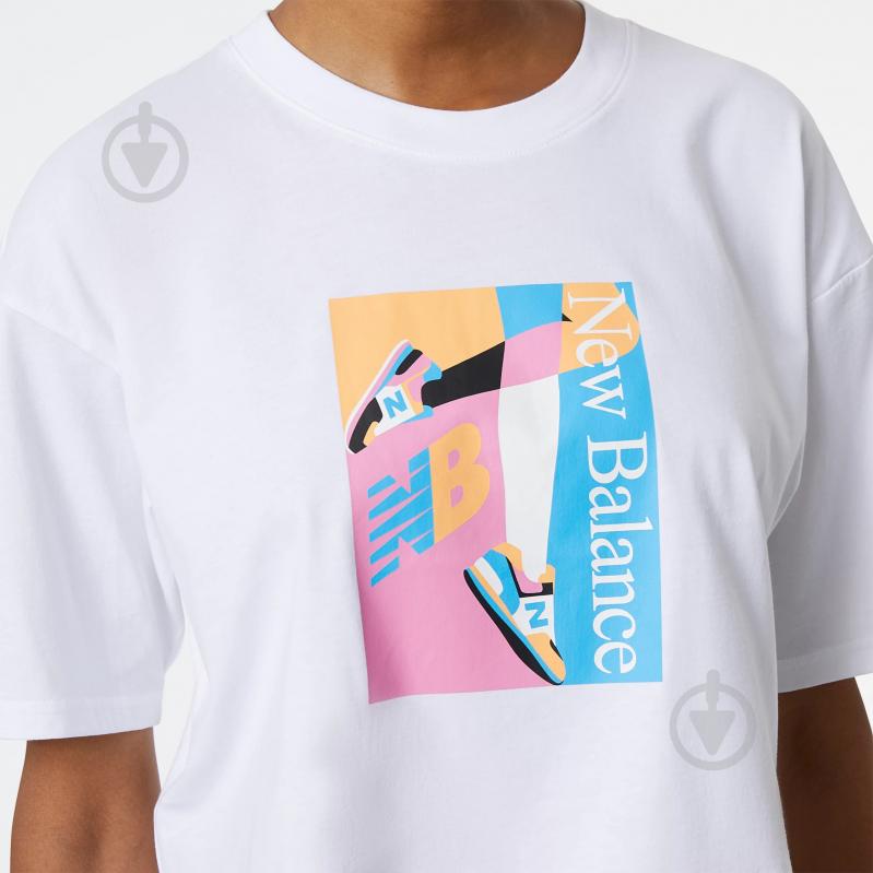 Футболка New Balance WT21510WT р.L білий - фото 4