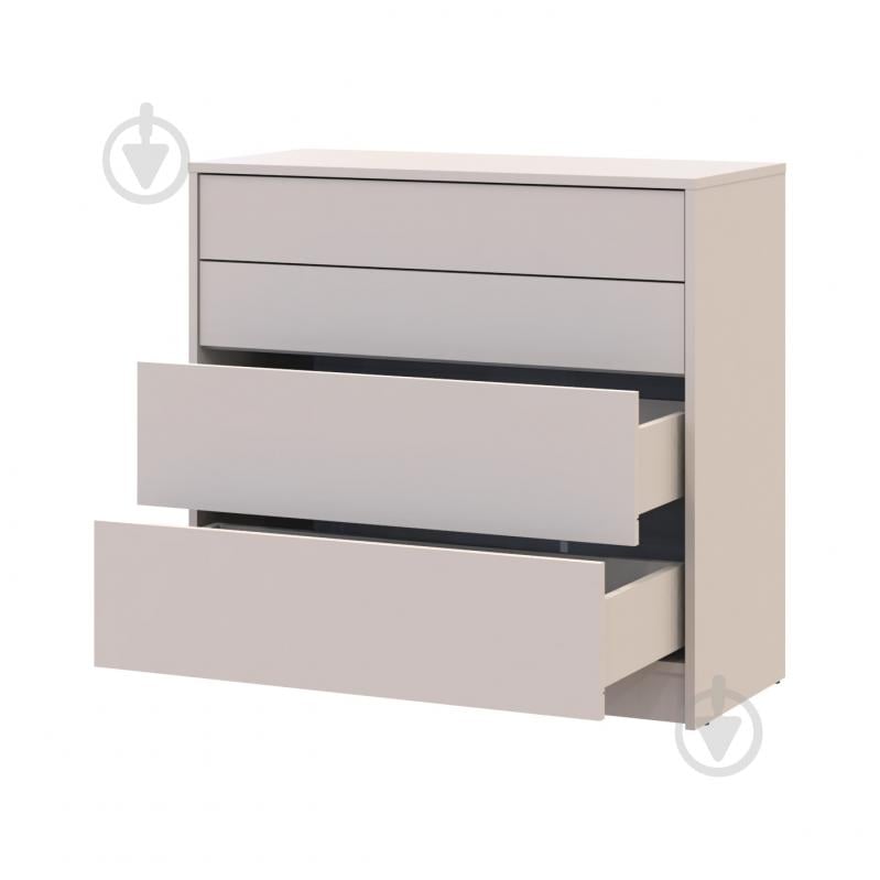 Комод Doros Дэйл 4Ш 900x850x410 мм кашемир/кашемир - фото 3