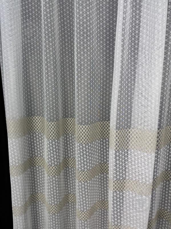 Тюль 300х270 см золотая полоса HX 14G 62404904 - фото 3