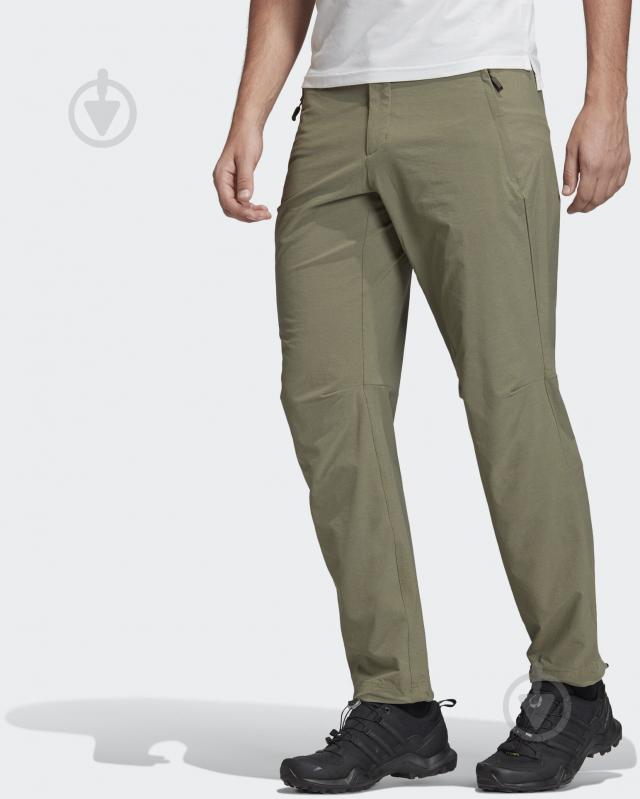 Брюки Adidas LiteFlex Pants FJ9359 р. 48 зеленый - фото 3