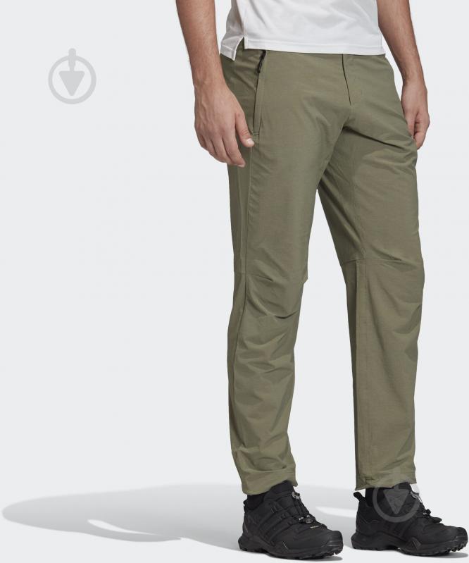 Брюки Adidas LiteFlex Pants FJ9359 р. 48 зеленый - фото 6