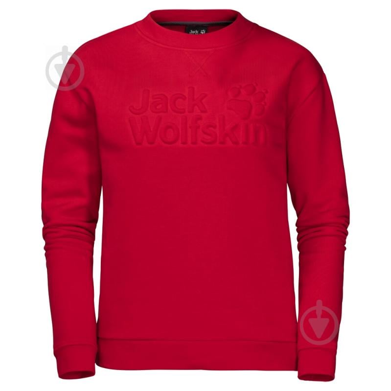 Світшот Jack Wolfskin WINTER LOGO SWEATSHIRT W 1707811-2505 р. M червоний - фото 1