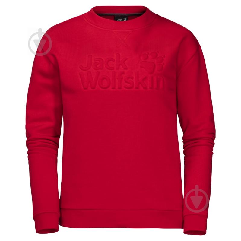 Світшот Jack Wolfskin WINTER LOGO SWEATSHIRT W 1707811-2505 р. L червоний - фото 1