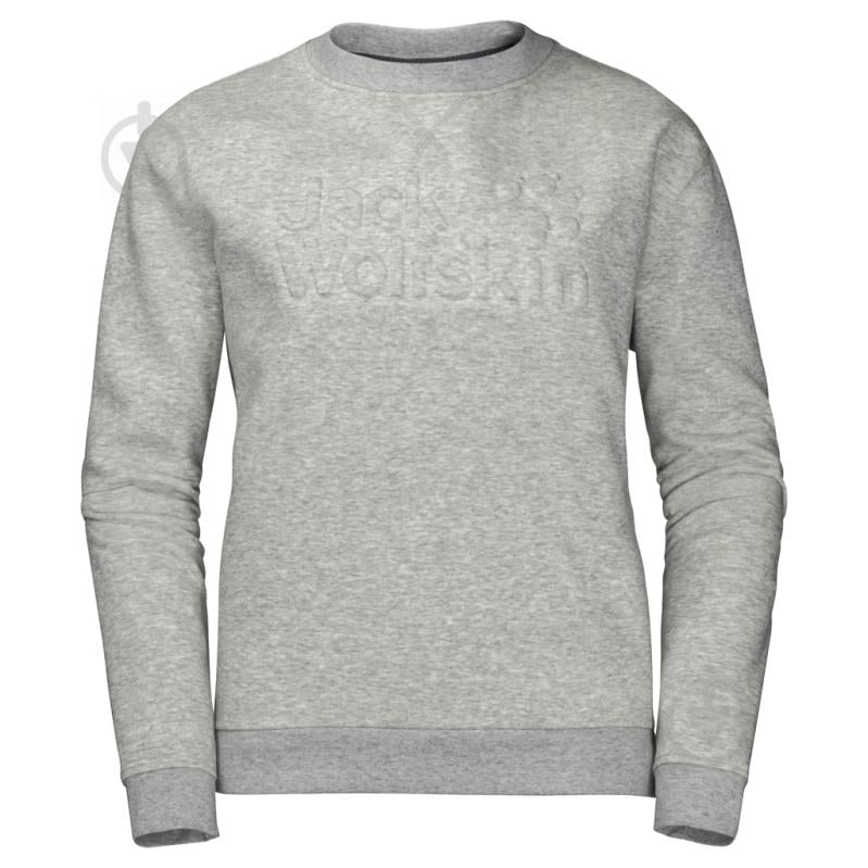 Світшот Jack Wolfskin WINTER LOGO SWEATSHIRT W 1707811-6111 р. S сірий - фото 1