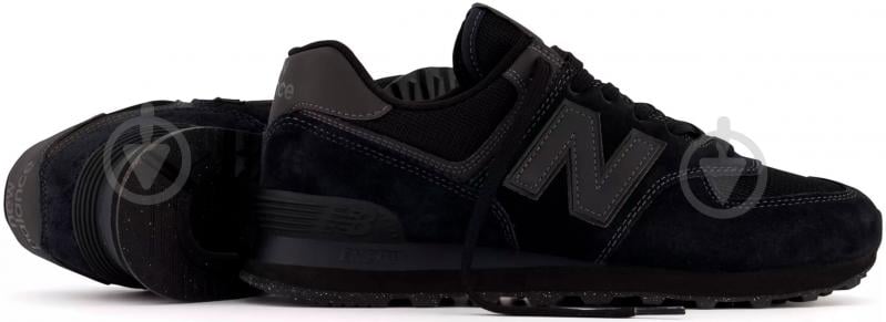 Кросівки чоловічі демісезонні New Balance CLASSIC GL ML574EVE р.42,5 чорні - фото 7