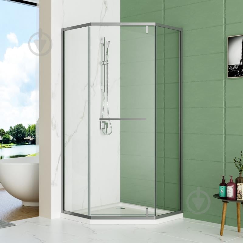 Душевая кабина Doosh DO-CA-15 90x90 Gun Gray - фото 1 Душевая кабина Doosh DO-CA-15 90x90 Gun Gray - фото 1