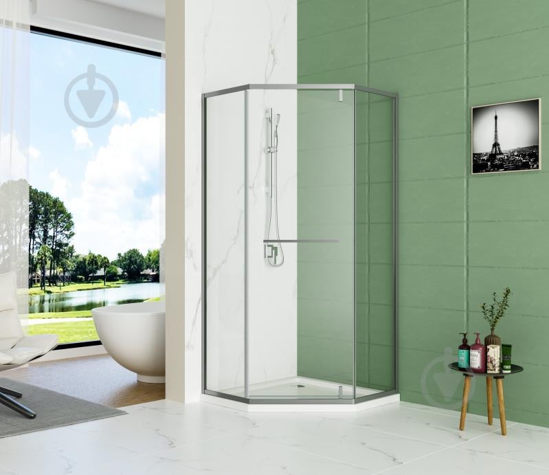 Душевая кабина Doosh DO-CA-15 90x90 Gun Gray - фото 2 Душевая кабина Doosh DO-CA-15 90x90 Gun Gray - фото 2