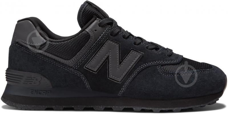 Кросівки чоловічі демісезонні New Balance CLASSIC GL ML574EVE р.44 чорні - фото 1