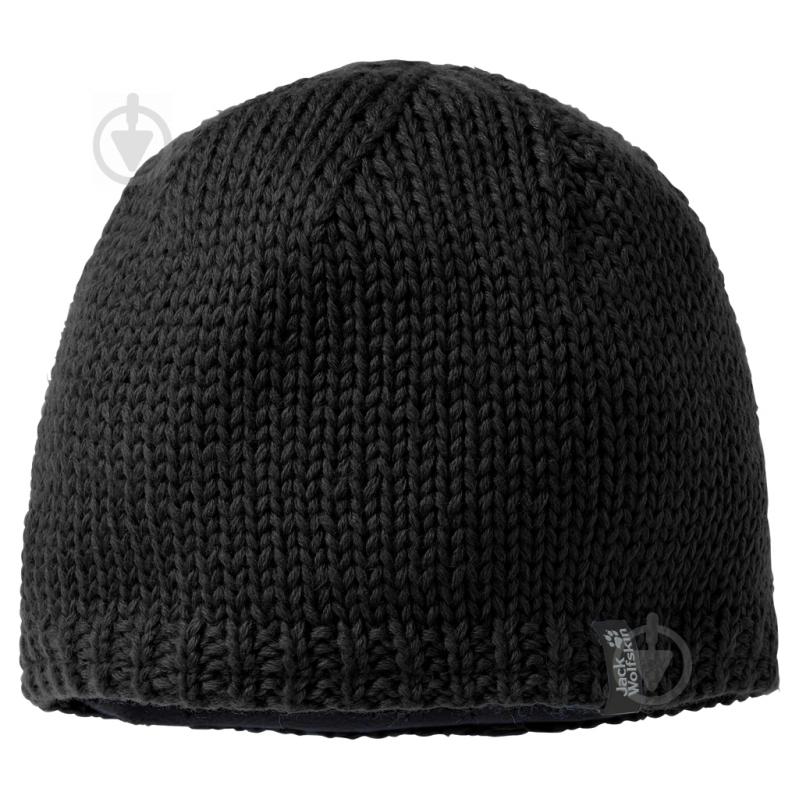 Шапка Jack Wolfskin Stormlock Knit Cap 1901961-6000 р.L чорний - фото 1