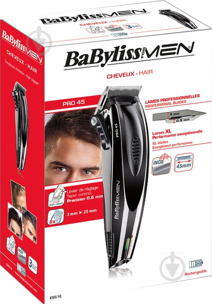 Машинка для підстригання волосся BaByliss Е951E - фото 5