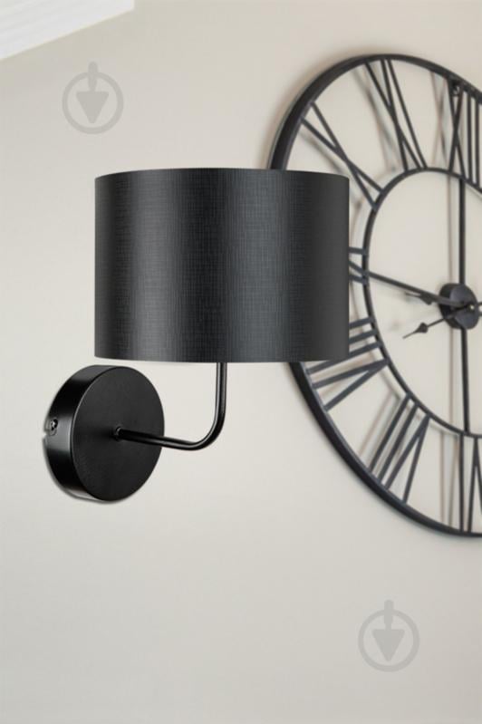 ВИТРИНА! Бра Nora 1x60 Вт E27 черный MDL.4803 - фото 3