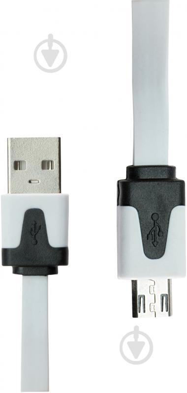 Кабель EXPERT power microUSB – USB 1 м (MU-1,0-F/WH) - фото 1