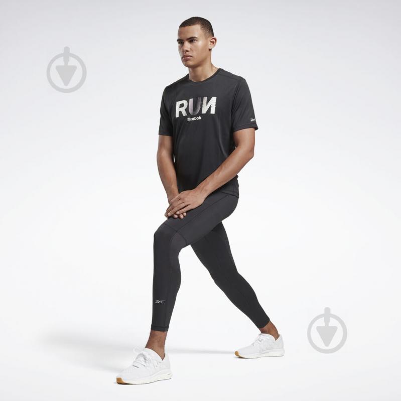 Футболка Reebok RE GRAPHIC TEE FK6476 S черный - фото 2