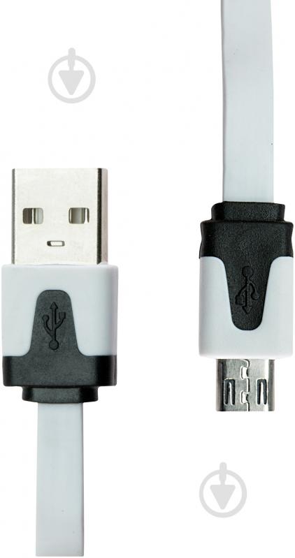 Кабель EXPERT power microUSB – USB 0.80 м белый (MU-1,8-F/WH) - фото 1