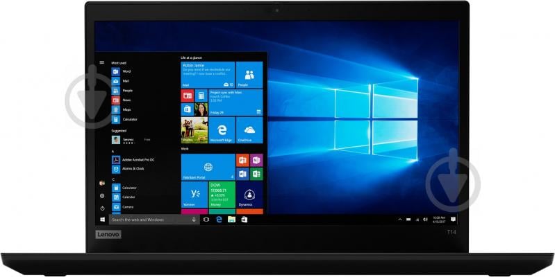 Ноутбук Lenovo ThinkPad T14 14 (20W0003ERT) black - фото 10