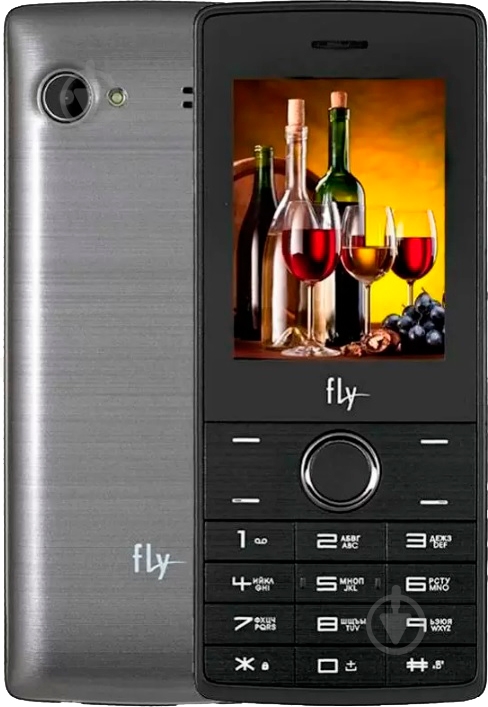 ᐉ Мобільний телефон Fly FF244 grey • Краща ціна в Києві, Україні ...