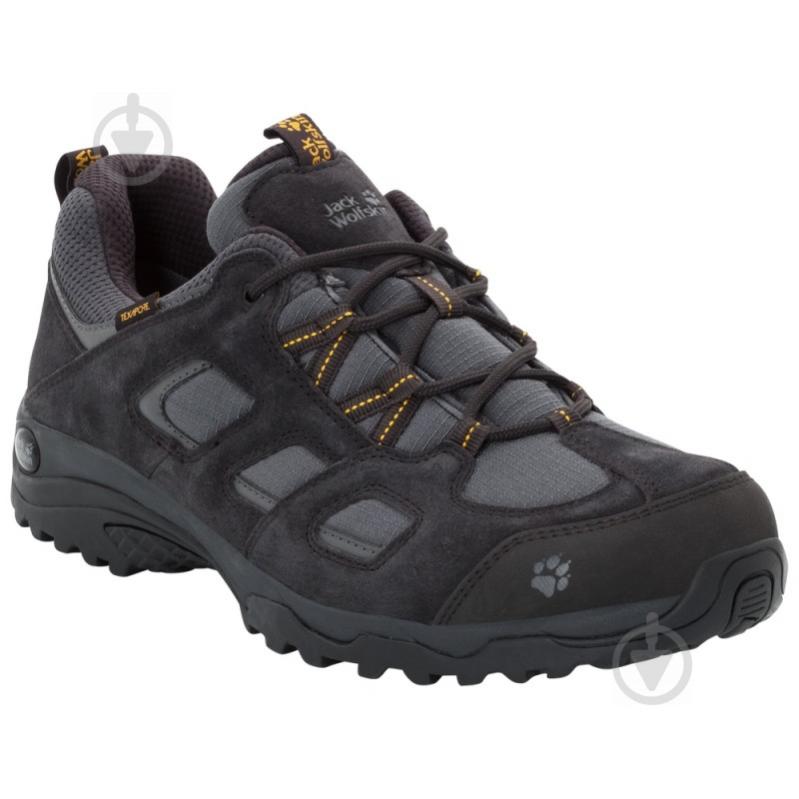 Кросівки чоловічі Jack Wolfskin VOJO HIKE 2 TEXAPORE LOW M 4032361-6350 р.43 темно-сірі - фото 1