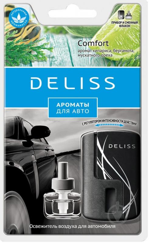 Ароматизатор на панель приладів  DELISS Comfort кипарис - фото 1