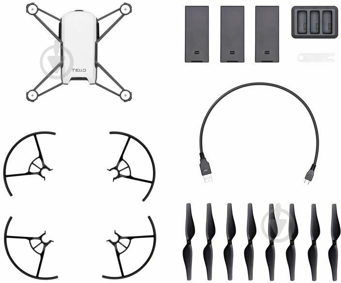 Квадрокоптер на р/у DJI Ryze Tello Boost Combo White CP.TL.00000015.01 - фото 5