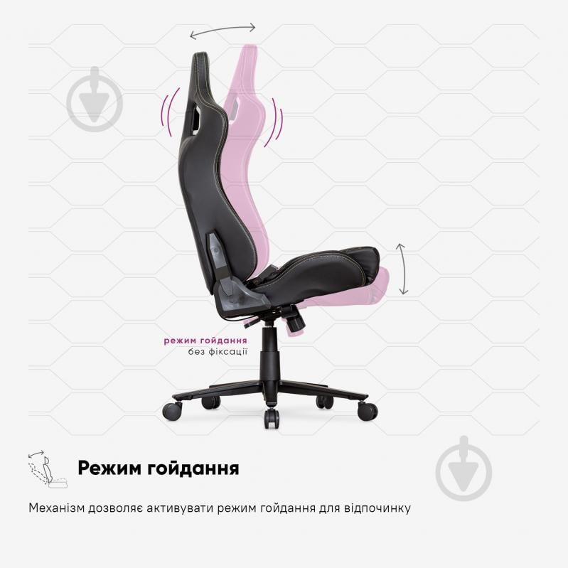 Кресло игровое Cyberlux Hermes Fabric золотой/черный - фото 13