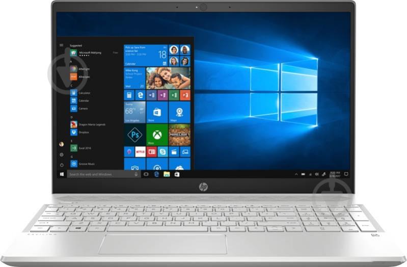 Ноутбук HP Pavilion 15-cw1015ur 15,6" (7QA67EA) silver - фото 3